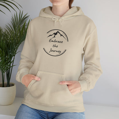 Hoodie - Embrace The Journey - Luminous Gem Designs 