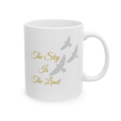 Ceramic Mug - The Sky Is The Limit - Luminous Gem Designs 