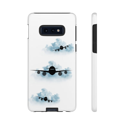 Tough Phone Case - Clouds & Aeroplanes Design