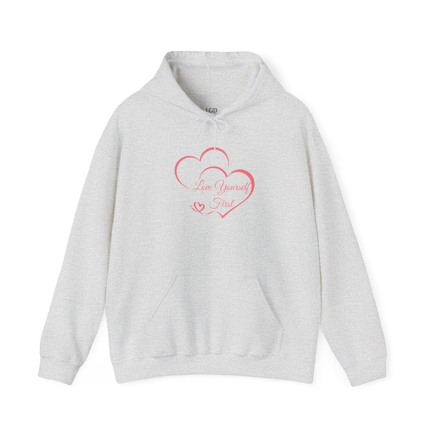 Hoodie - Love Yourself First - Luminous Gem Designs 