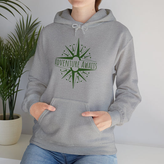 Hoodie - Adventure Awaits - Luminous Gem Designs 