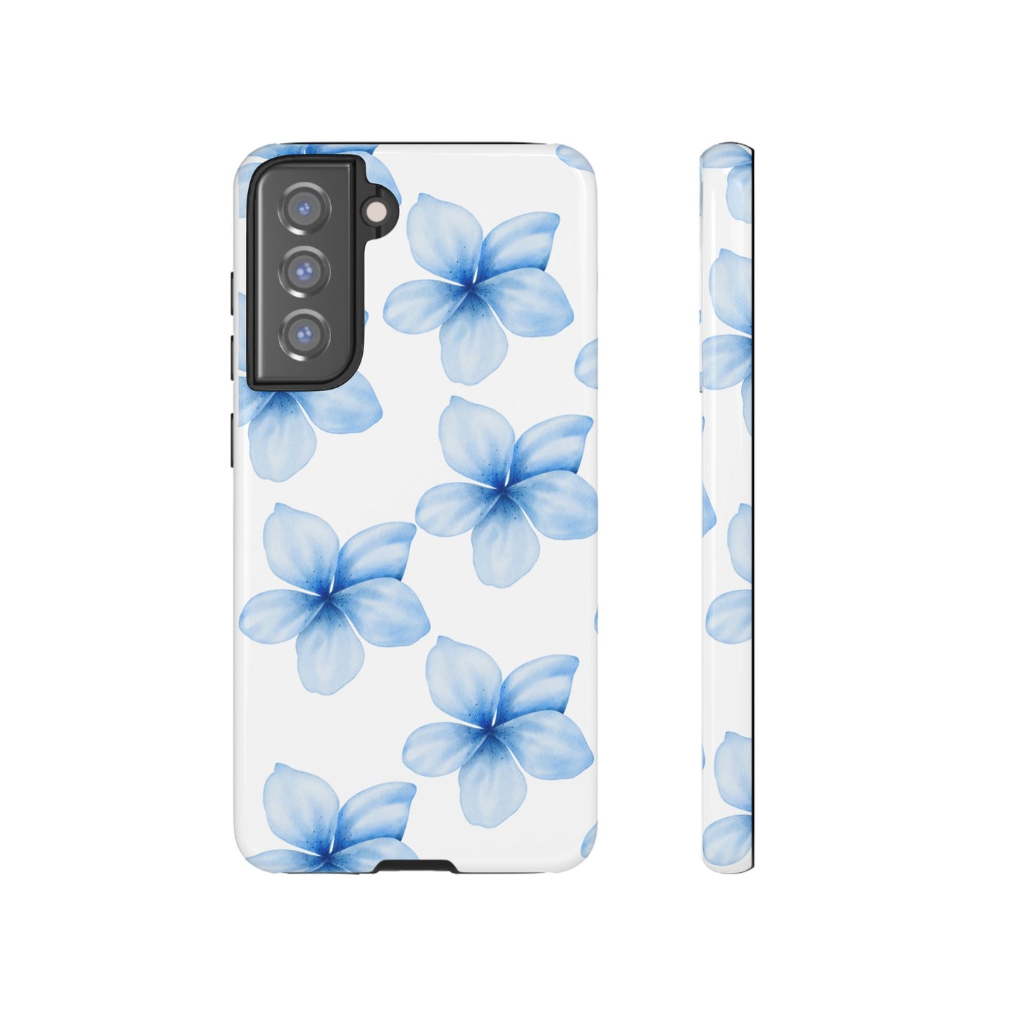 Tough Phone Case - Blue Flower Designs