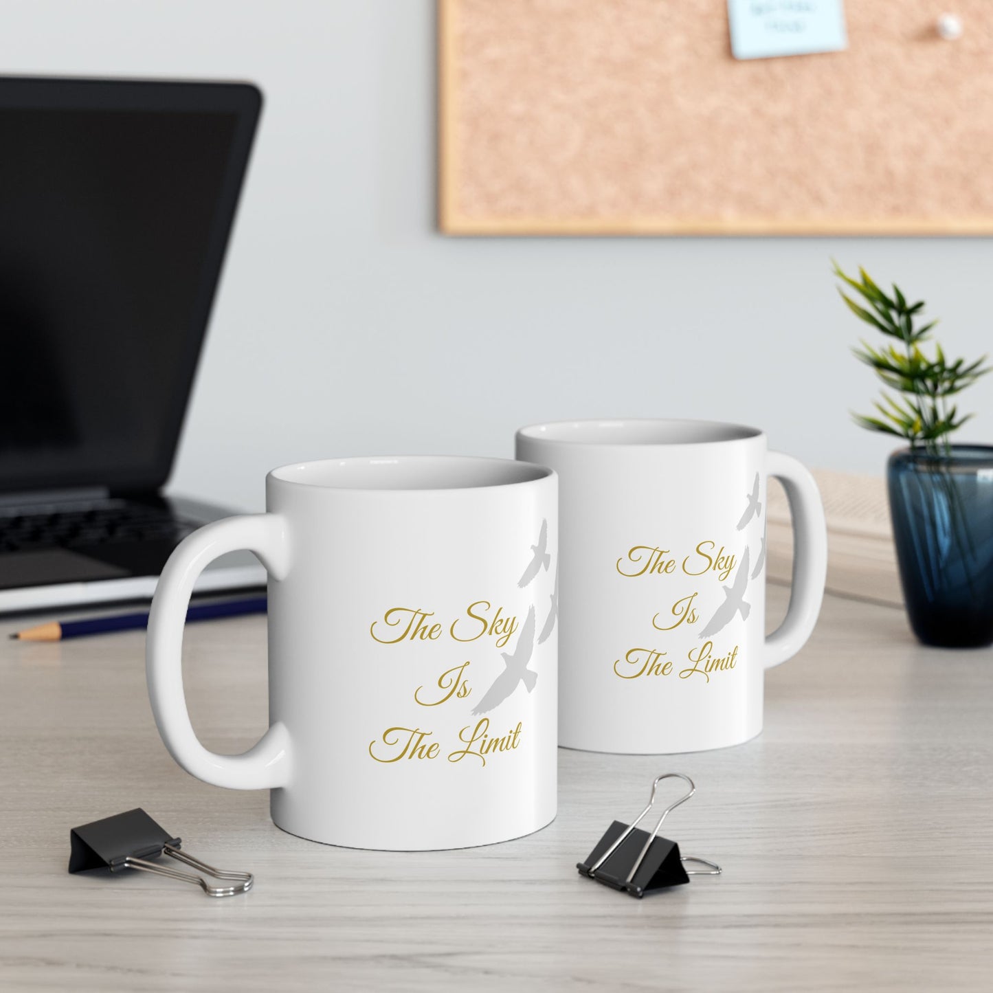 Ceramic Mug - The Sky Is The Limit - Luminous Gem Designs 