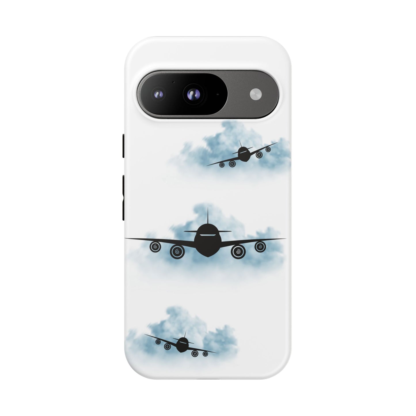 Tough Phone Case - Clouds & Aeroplanes Design