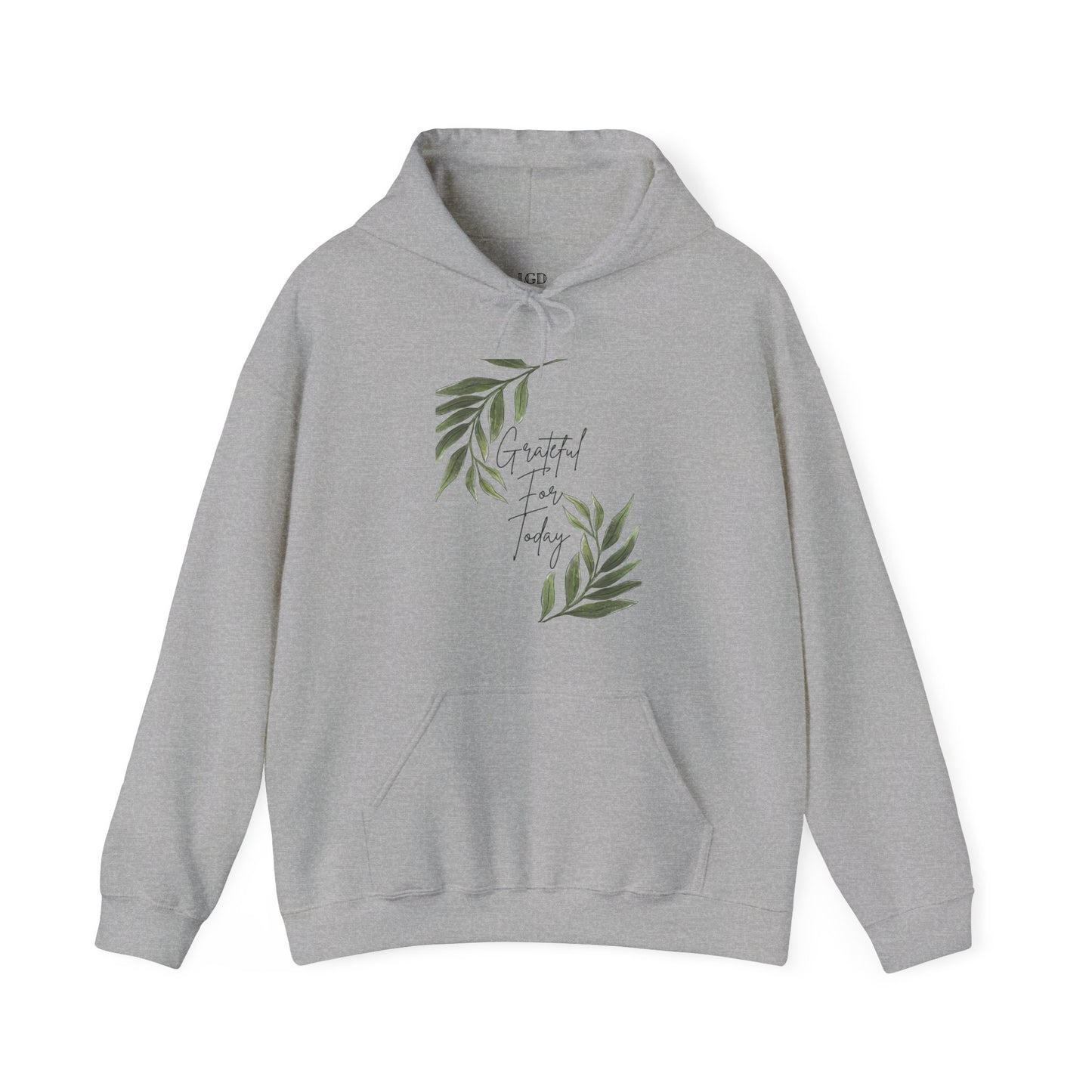 Hoodie - Grateful For Today - Luminous Gem Designs 